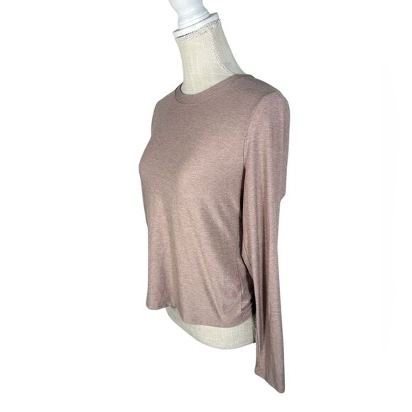 Beyond Yoga Chai Tan Featherweight Inner Circle Pullover Long Sleeve Top - Picture 5 of 10